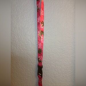Realtree pink Camo Lanyard with Logo